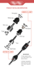 ชิ้นส่วนอัตโนมัติเพลาเพลาเพลาสำหรับ Nissan Altima 39100-3TA0A 
